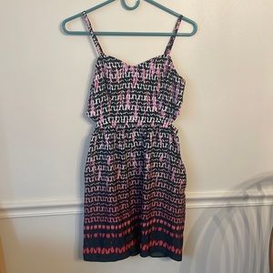 Patterned Summer Dress with Pockets